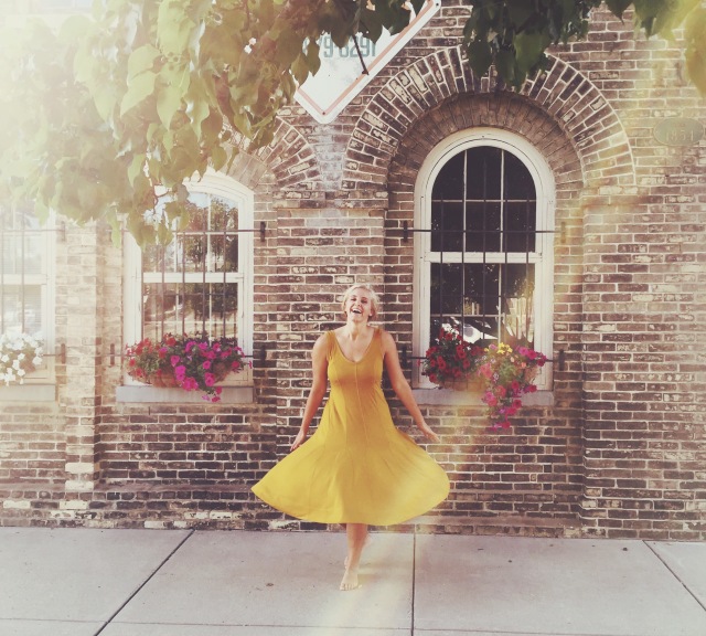 jodi yellow dress